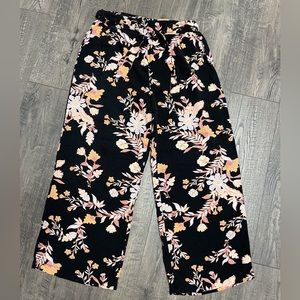 Art Class Floral Dress Pants Girls 10-12